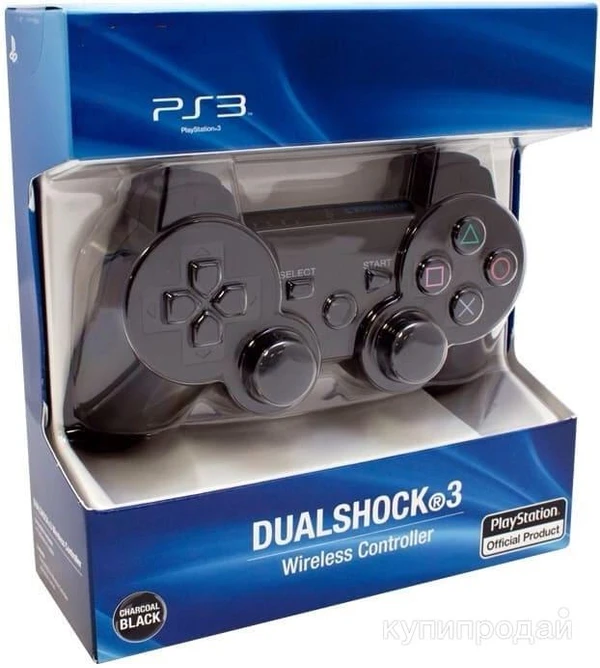 Фото Геймпад PS3 Playstation DualShock 3 Black коробка