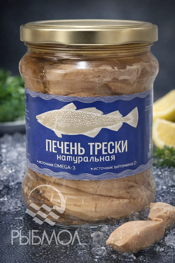 Фото Печень трески натуральная