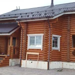Фото №2 Дома из оцилиндрованного и рубленого бревна