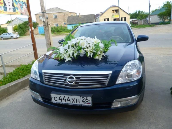 Фото Оформление авто на свадьбу