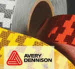 фото Светоотражающая лента Avery Dennison 10метров*50,1мм (б,ж,к)