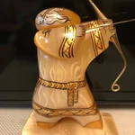 Фото №4 Сувенирное изделие "Стрелец" из натурального камня Селенит