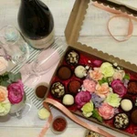 Подарочный набор - Цветы и конфеты