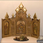 фото Резная церковная утварь.