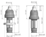 фото Резец буровой круглый (22 mm.) для ямобуров, для бурения