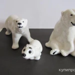 Фото №4 Три медведя статуэтка фарфор новые