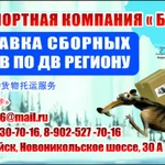 Фото №4 доставка сборных грузов по ДВ региону