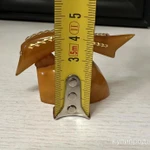 Фото №2 Винтажная статуэтка "осетр" янтарь 80-е