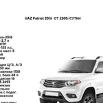 Аренда авто. Акция Сдам в аренду UAZ Patriot