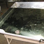 фото Лоток, поддон из нержавейки, железа, стальной, алюминиевый, медный.