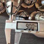 Фото №4 Цанговый патрон массивный 9/13 мм конус под СОЖ для фрезерного станка