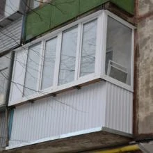 Фото остекление балконов и лоджий