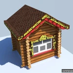 Фото №2 Строительство киоска из бруса.