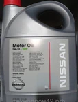 Фото №2 Моторное масло Nissan Motor Oil 5W30 SM DPF (5л.) синтетика,