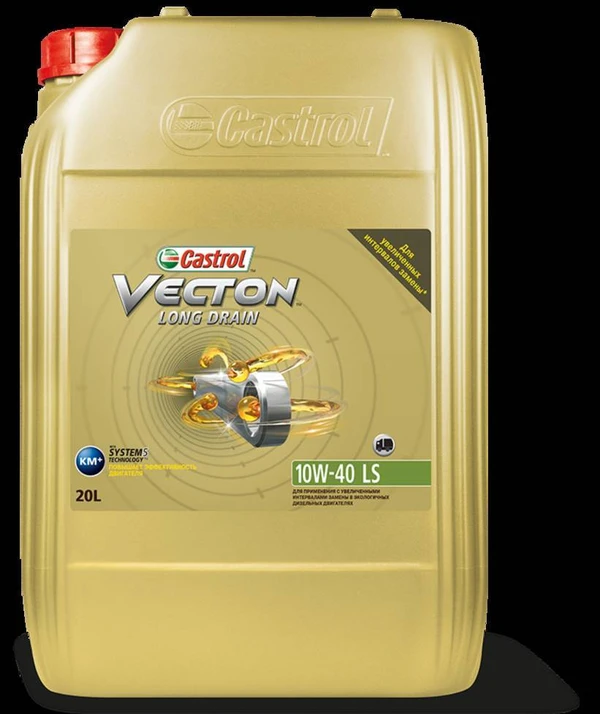 Фото Castrol vecton long drain 10W-40 ls, масло дизельное