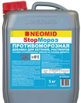 Фото №2 Добавка противоморозная для бетона Неомид STOP MOROZ 40%