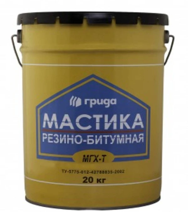 Фото Мастика резино-битумная 20,0л