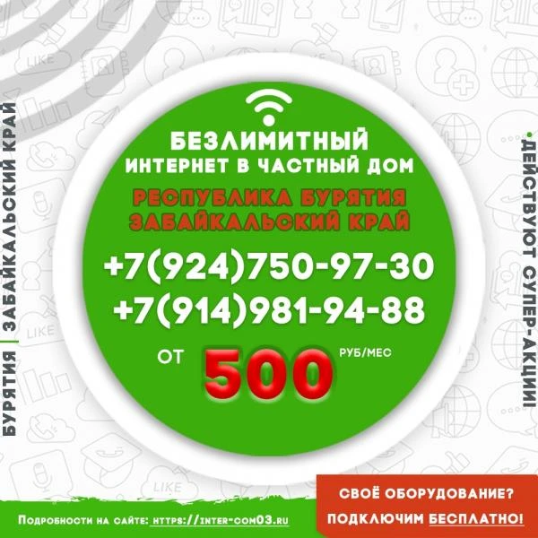 Фото интернет в частный дом