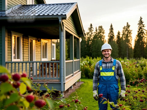Фото Каркасные веранды и пристройки к дачному дому на Барковке в Пензе