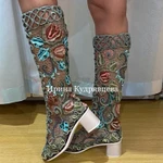 Фото №3 Ажурные сапожки на красивые женские ножки!