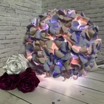 фото Ночник гортензия ручная работа