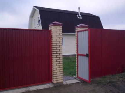 Фото Заборы под ключ, кровля
