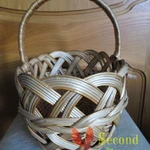 Фото №2 Корзина плетёная