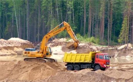 Фото Песок. Свой карьер своя техника. 20тонн; 25 тонн