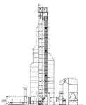 фото Зерносушилка шахтная RIR-40У газ, прямой нагрев