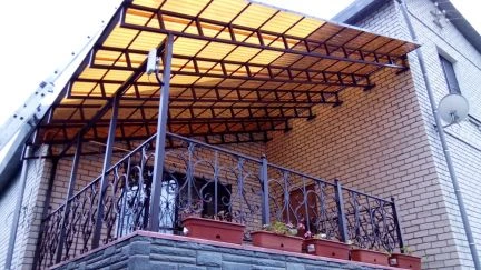 Фото Навесы, кровля профилированный поликарбонат