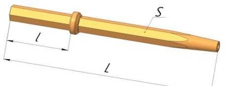 Фото Штанга буровая шестигранная S 22 - M 14, L 1m - 6m