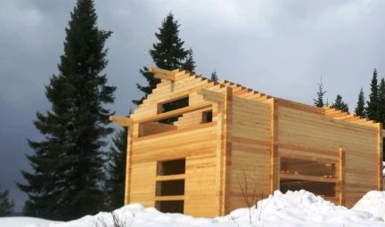 Фото Профилированный брус камерной сушки