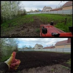 Фото №2 Вспашка японским мини трактором (фрезой, плугом)