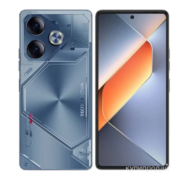 Фото Tecno Смартфон Pova 6 12/256 ГБ, зеленый новинка