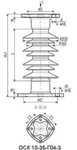 Фото №2 Изолятор ОСК 35 кВ