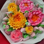 Фото №9 Зефир:букеты цветов из зефира ручной работы