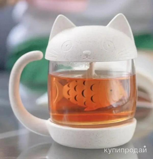 Фото Кружка для чая Котик