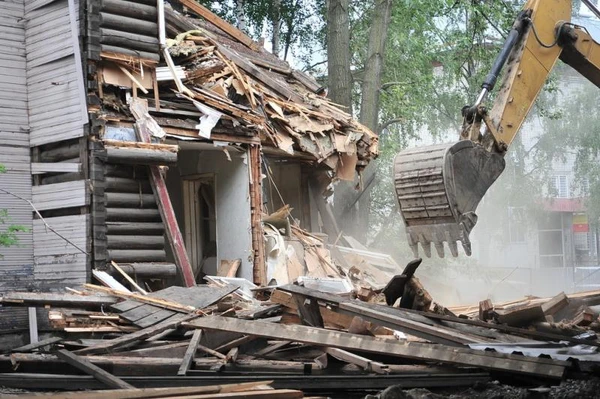 Фото Снос домов, построек