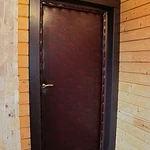 Фото №2 Обивка утепление дверей