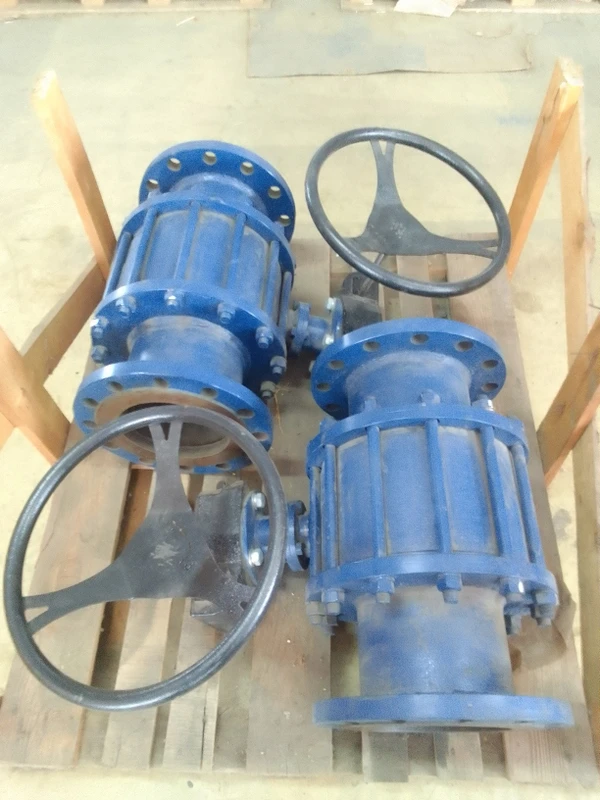 Фото ДУ-200 Ру-25 с ручным редуктором DN-200 PN-25