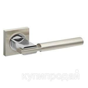 Фото Ручка дверная Fuaro Jazz матовый никель/хром