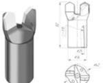 фото Резцы бр-42 для пневматического перфоратора