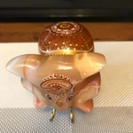 Фото №12 Сувенирное изделие "Слон" из натурального камня Селенит