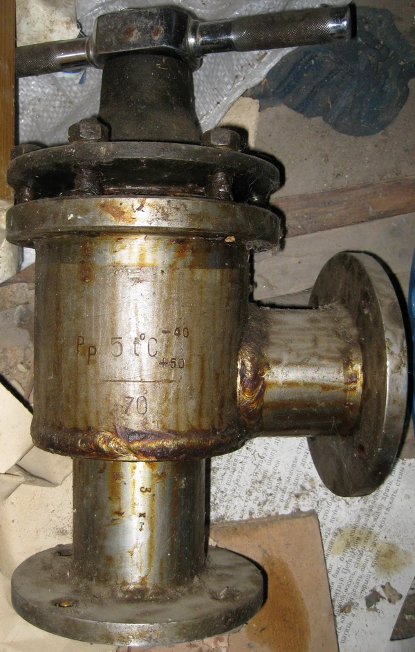 Судовой клапан Ду70 Ру5 ч.С2958-070 нержавейка