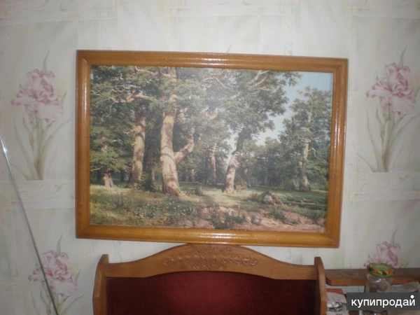 Фото Репродукция картины И.Шишкина "Дубовая роща"