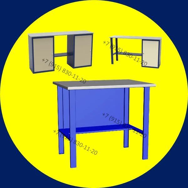 Фото Верстак металлический в Иваново слесарный