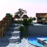 Фото №2 Строительство каскадных баров и кафе