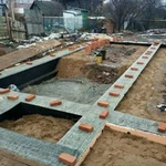 Фундамент, бетонные работы
