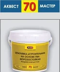 фото Шпатлевка на основе ПВА «Строительная» Аквест 70 мастер