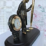 Фото №3 Сувенирное изделие "Письменный прибор с часами “Доктор" на подставке